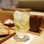 日本橋 蕎ノ字 - 2杯目からは酢橘ハイボール