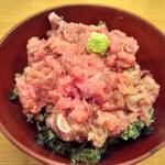 とんがらし - マグロの中落丼