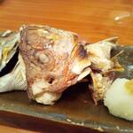 とんがらし - 天然　鯛カブト塩焼き
