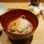 日本橋 蕎ノ字 - おろしぶっかけ蕎麦をスタンバイ