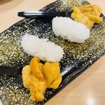 きらら寿司 - 塩水うに食べ比べ（660円）