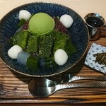 京はやしや - 抹茶わらび餅あんみつ