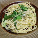 Trattoria Hosokawa - 旬の緑野菜とムキあさりのアーリオオーリオ