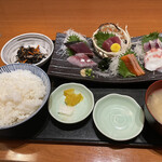 庄や - 刺身６点盛り定食