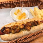 喫茶珈琲店 ピノキオ - チリドッグ