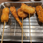 庄や - 串カツ５本盛り合わせ