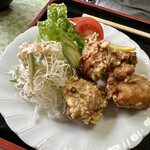 天ぷら 和食亭 魚々や - 唐揚げアップ