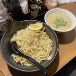 鶏そば 江なや - 濃厚鶏つけ麺塩中盛800円