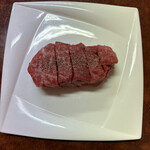 龍園 - 赤身ロースステーキ　3000円