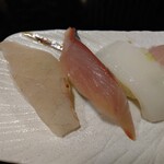 Yasuke Zushi Hompo - 全体にサッパリとしたお魚のセットとなってる