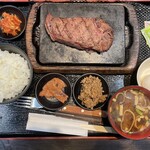 感動の肉と米 - ハラミステーキセット