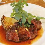 ビストロ カフェ デリ ポキナ369 - 黒毛和牛ランプステーキ