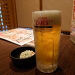 炭火居酒屋 炎 - 生ビール