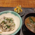 傳 - (2023/4 訪問)食事全景。