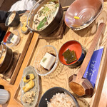 中央食堂・さんぼう - 胡麻豆腐鍋料理