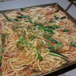 はじめのいっぽ - 鉄板鍋（２～３人前1,800円）〆のラーメン