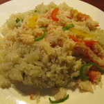 メヒコ - これが剥き身のカニピラフです