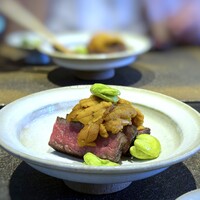 日本料理 TOBIUME - ＊焼き雲丹もたっぷりで、こんな贅沢な頂き方は他では出来ないですね。