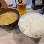 Koyaman Chi - ライス・味噌汁