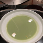 表参道うかい亭 - うかい亭　季節のスープ(そら豆のスープ)