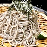 大衆天ぷらtoかすそば風土.はなれ - 麺アップ