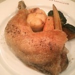 ラ・フロレゾン - ランチ つくば鶏モモ肉のコンフィ