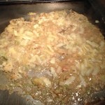 Teppanyaki Okonomiyaki Kaya - ミックスもんじゃ(明太子、餅、チーズ)¥1200