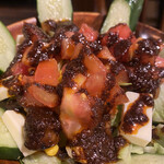 エル・アミーゴチェーン ブロンコ - メキシカンサラダ 接写 単品