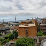 カフェ＆レストラン ドルフィン - 名残惜しいので、退店前にもう一度デッキに出て、最後にもう一枚パシャリ♪