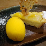 アプランティ - 今日のおやつセット（洋なしタルト＋マンゴーアイス）＋200円