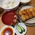 第7ギョーザの店 - 料理写真:ホワイト餃子定食(中) 1100円、水餃子6個 440円