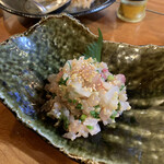 おでん居酒屋 三幸 - いかとひらまさのなめろう