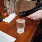 魚虎千両 - 奈良萬純米吟醸半合680円