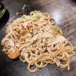 Okonomiyaki Naoya - エビマヨガーリック塩焼きそば
