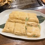 お好み焼き なお家 - ねぎチーズ出汁巻き