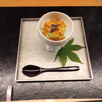 ふしきの - 雲丹 山芋 うすい豆 旨出汁ジュレ