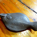 そば切 雨耕庵 - 箸置きがカレイ！かわいい♪