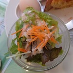 ウッディカフェ - ○サラダ
自家製の胡麻ドレッシングは爽やかな酸味があり
美味しい味わい。