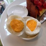 ウッディカフェ - 茹で卵