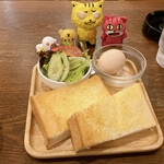 カフェ シェルブルー - トーストモーニング　※これだけ、付いて来ます