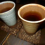 民芸喫茶 ポロンノ - シケレベ茶　350円×２