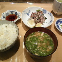 新宿割烹 中嶋 - 鰯の刺身定食
