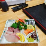 居酒屋 和ゆう - ヒラマサ・本マグロ・ヤリイカ・ミル貝・きびなご・赤えび　どのお刺身も旨味・食感などよかったな～特にヒラマサはコリッ食感と適度に脂が乗ってて1番のお気に入りです！