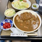 かつぎや - ハンバーグカレー1200円