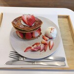 木下茶園 - 抹茶と苺のミルフィーユ