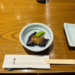 釜飯と串焼き 麻鳥 - 小鉢：なす味噌