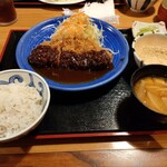 Yawaraka Tonkatsu Katsu Masa - 味噌ロースかつ定食（中150g ）1500円（税抜）