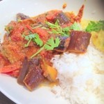 ナスとトマトのカレー