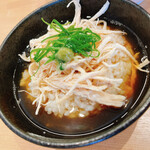 Ra Xamen Hayashida - 鶏茶漬けセット_¥200(醤油らぁ麺のスープを注いだ後)
