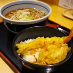 吉そば - 海老天丼セット